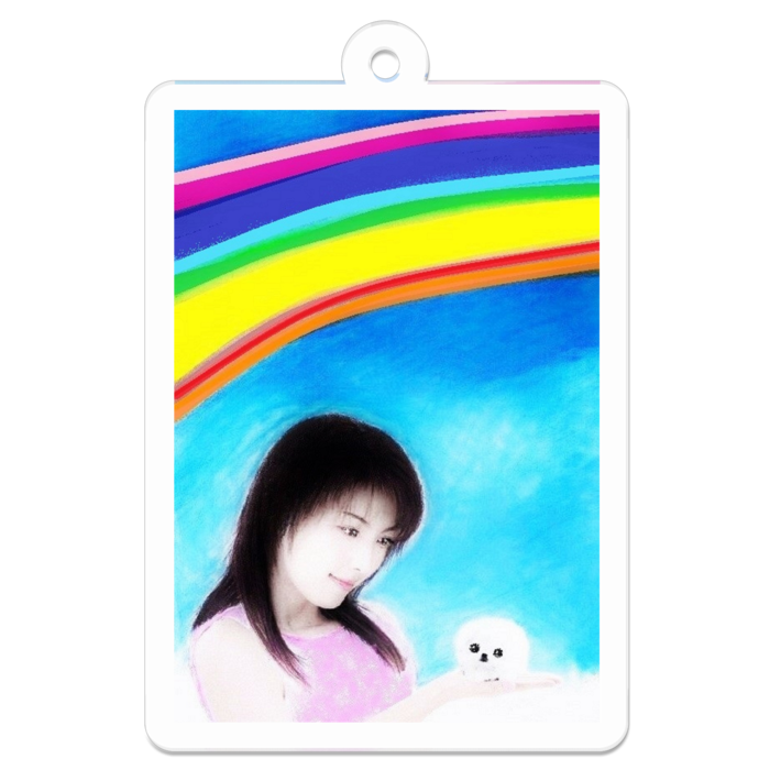 アクリルキーホルダー - 50 x 50 (mm)