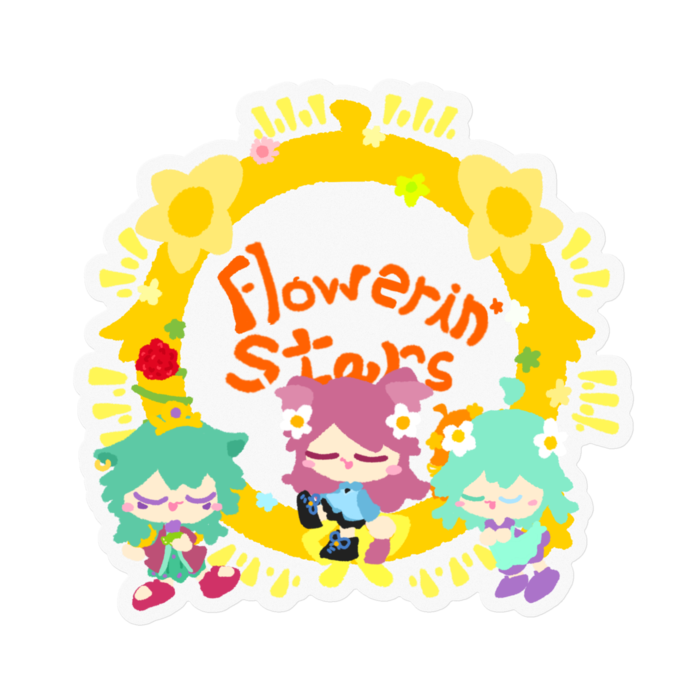 お花と一緒に
