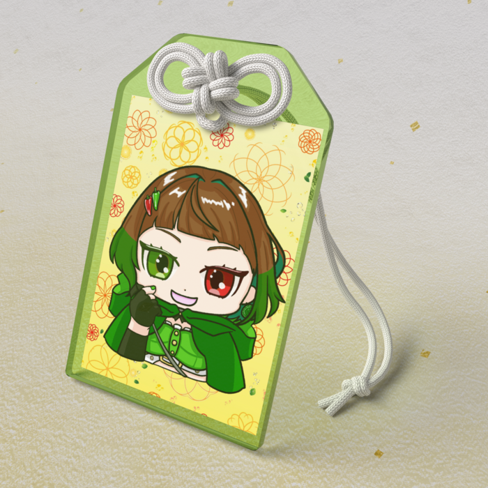 アクリルお守り - 50 × 80mm