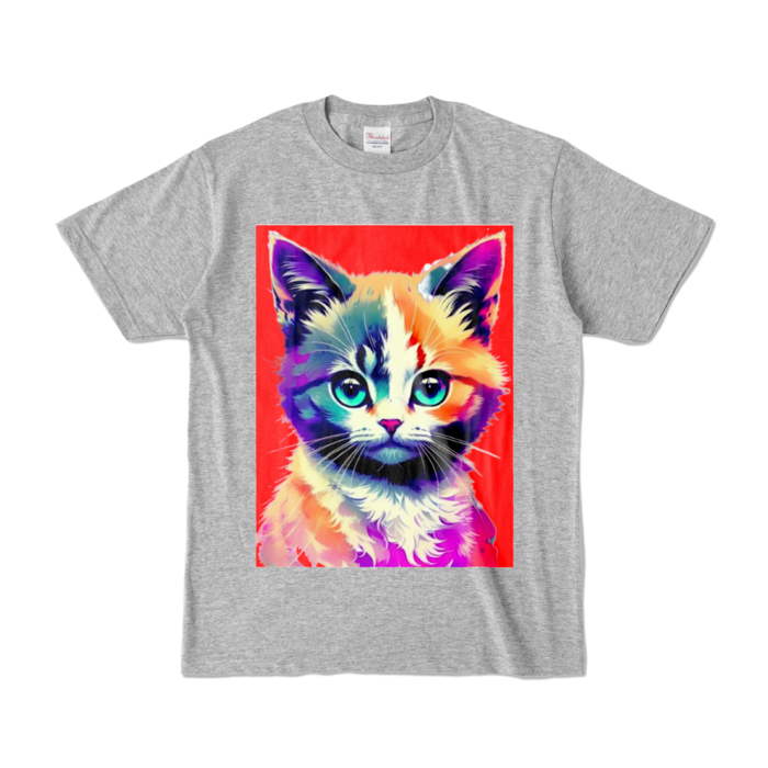 カラーTシャツ - S - 杢グレー (濃色)