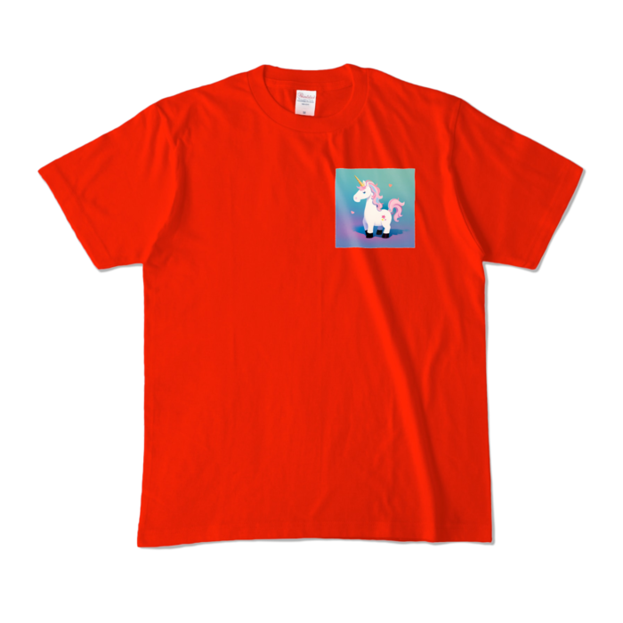 カラーTシャツ - M - レッド (濃色)