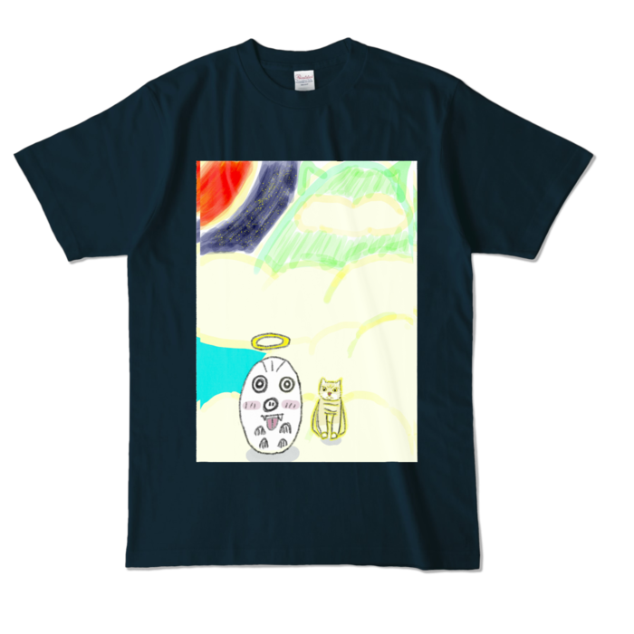 カラーTシャツ - L - ネイビー (濃色)