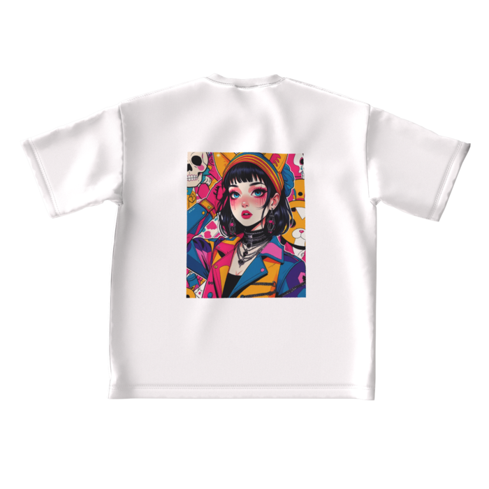 ビッグシルエットTシャツ - L - 背面