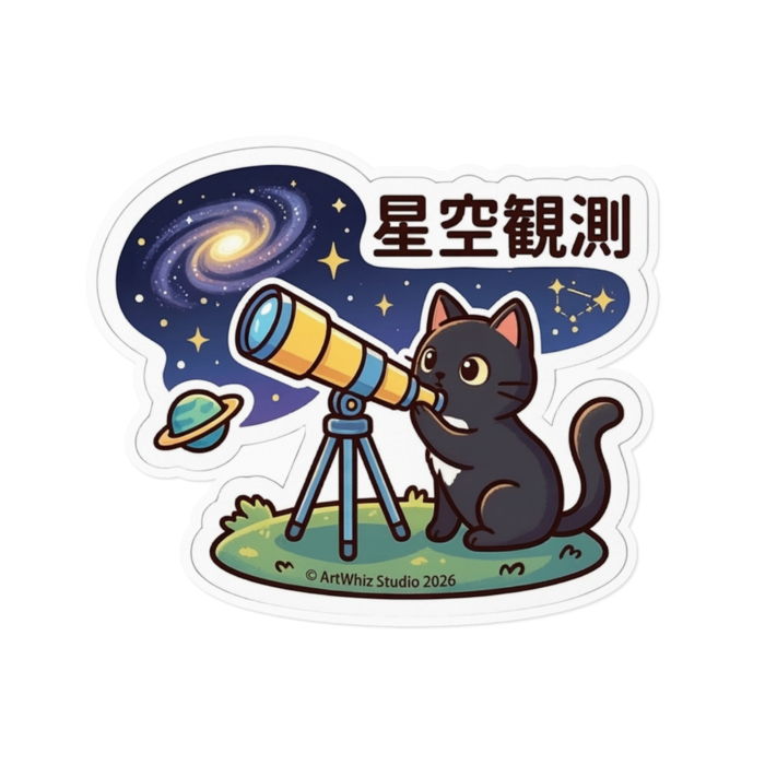 ステッカー - 160 x 160 (mm)