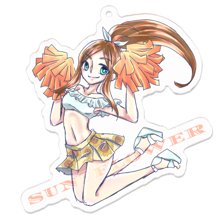 アクリルキーホルダー - 70 x 70 (mm)