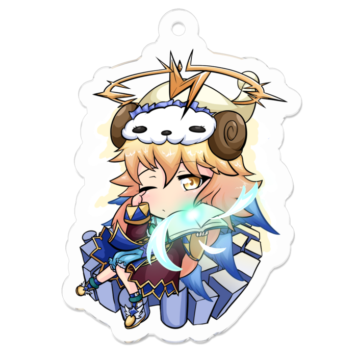 アクリルキーホルダー - 50 x 50 (mm)