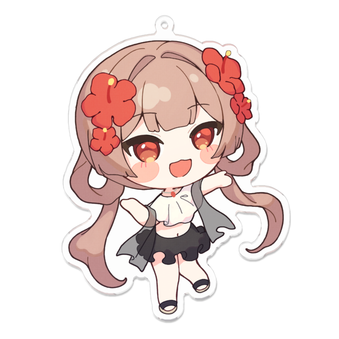 アクリルキーホルダー - 100 x 100 (mm)