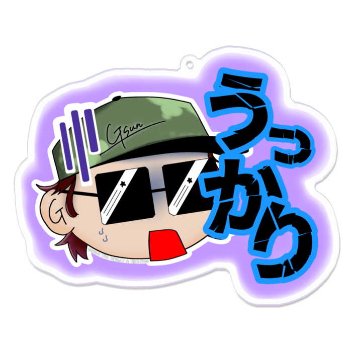 アクリルキーホルダー - 100 x 100 (mm)