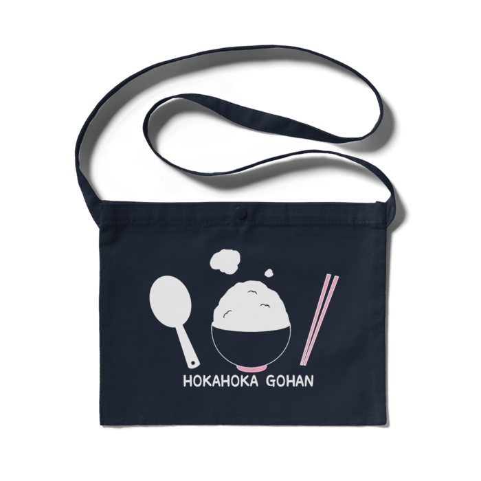 サコッシュ(ネイビー)-ピンク - 300 x 230 (mm)