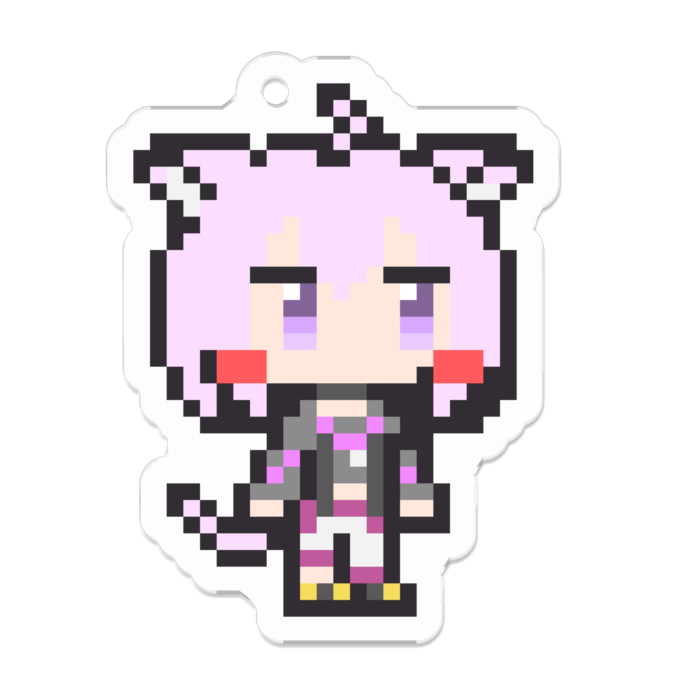 猫又おかゆ 50 x 50 (mm)