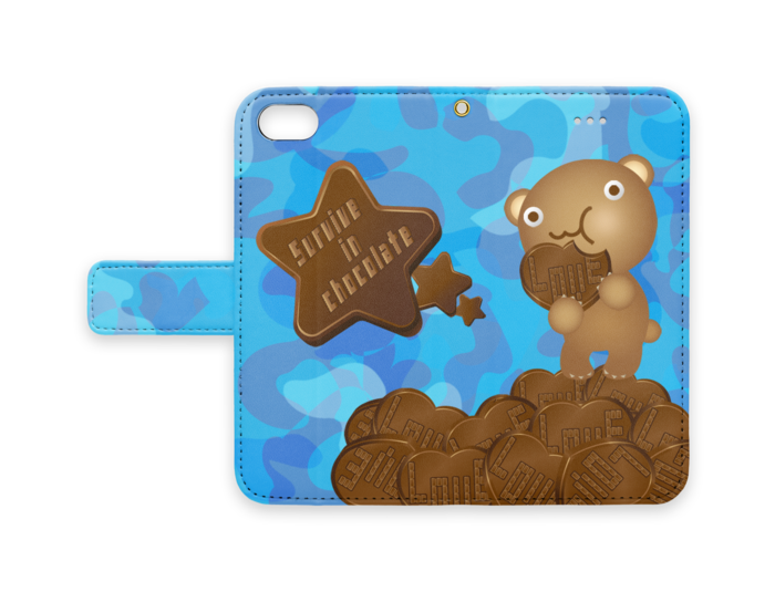 手帳型iPhoneケース - iPhone 8 / 7 - ストラップ穴 あり