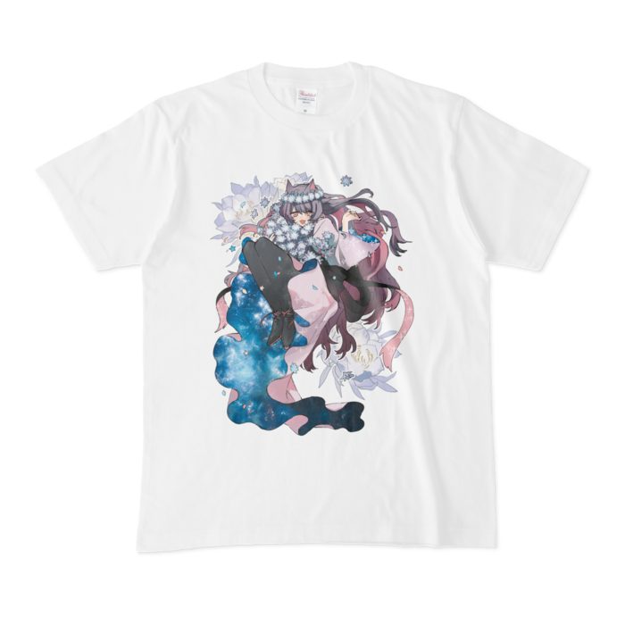 Tシャツ - M - 白(目開け)