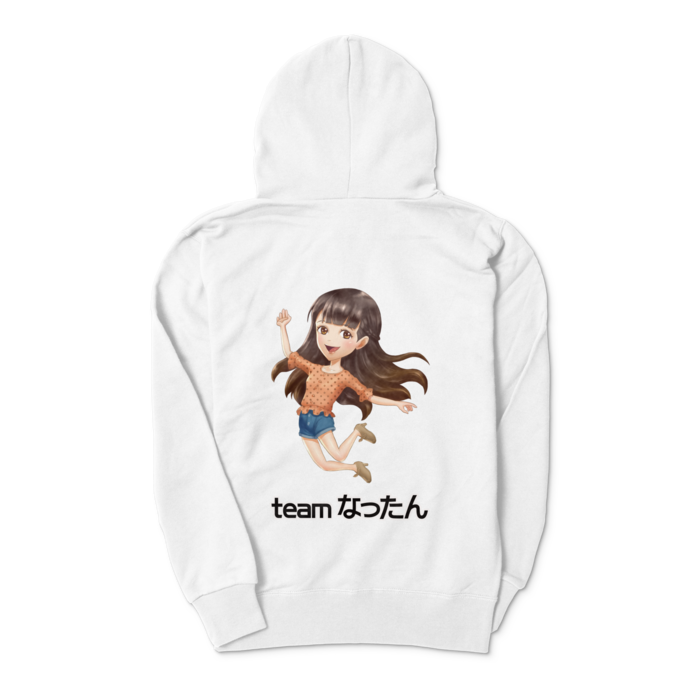 ジップパーカー - S - 背面