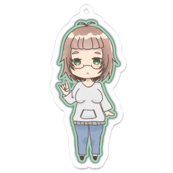 アクリルキーホルダー - 70 x 70 (mm)