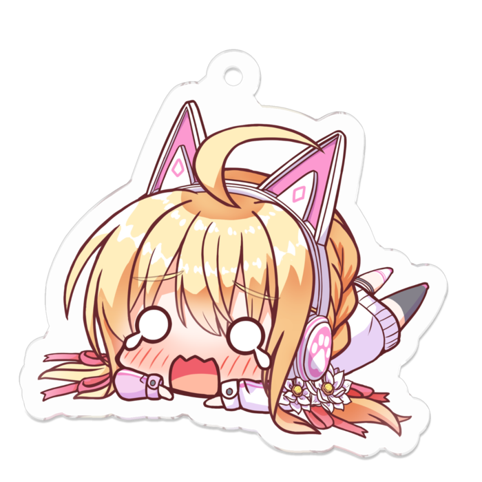 アクリルキーホルダー(コーティング) - 50 x 50 (mm)
