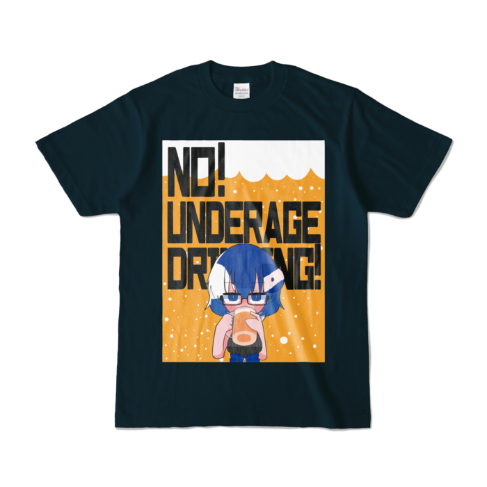 カラーTシャツ - S - ネイビー (濃色)