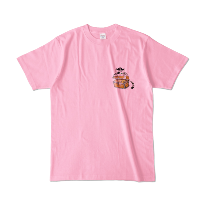 カラーTシャツ - L - ピーチ (淡色)