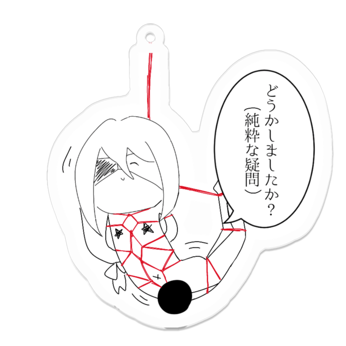 アクリルキーホルダー - 70 x 70 (mm)