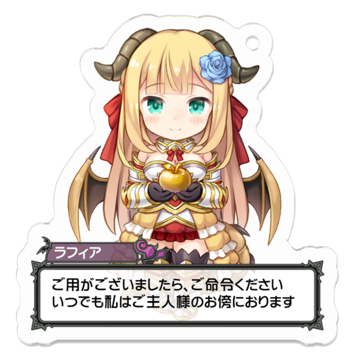 アクリルキーホルダー（コーティング） - 50 x 50 (mm)