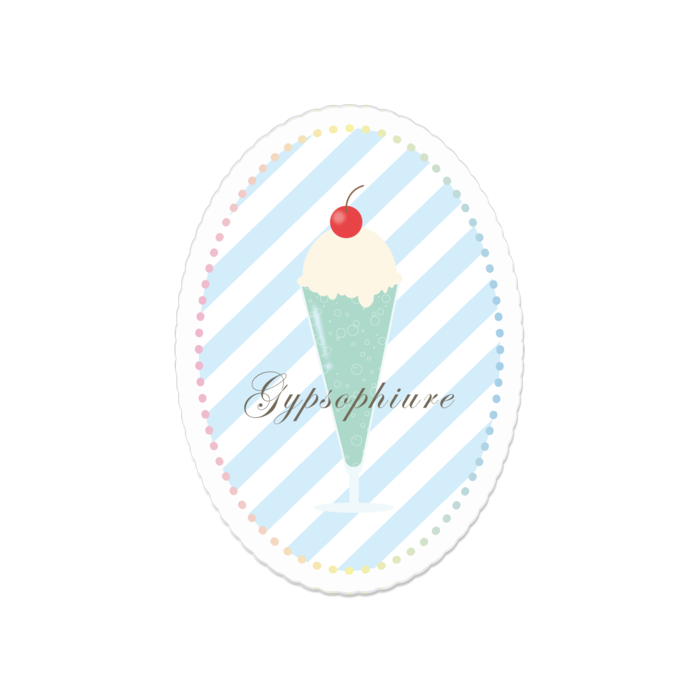 アクリルバッジ - 50 x 50 (mm)