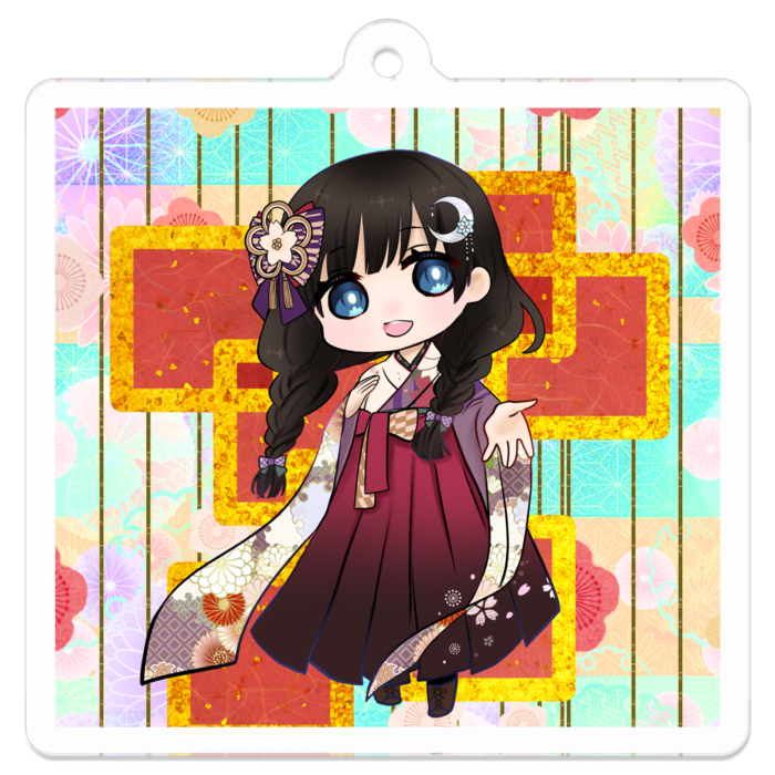 アクリルキーホルダー - 50 x 50 (mm)