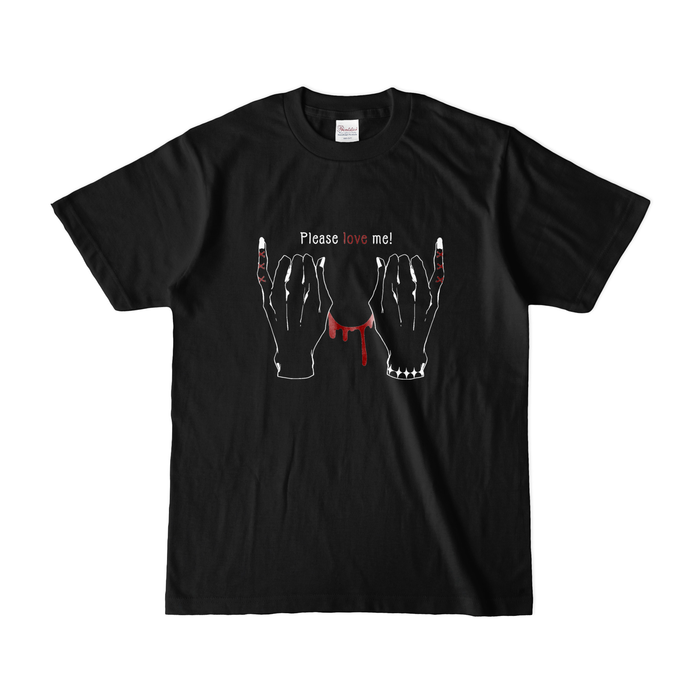 カラーTシャツ(濃色) - S - ブラック