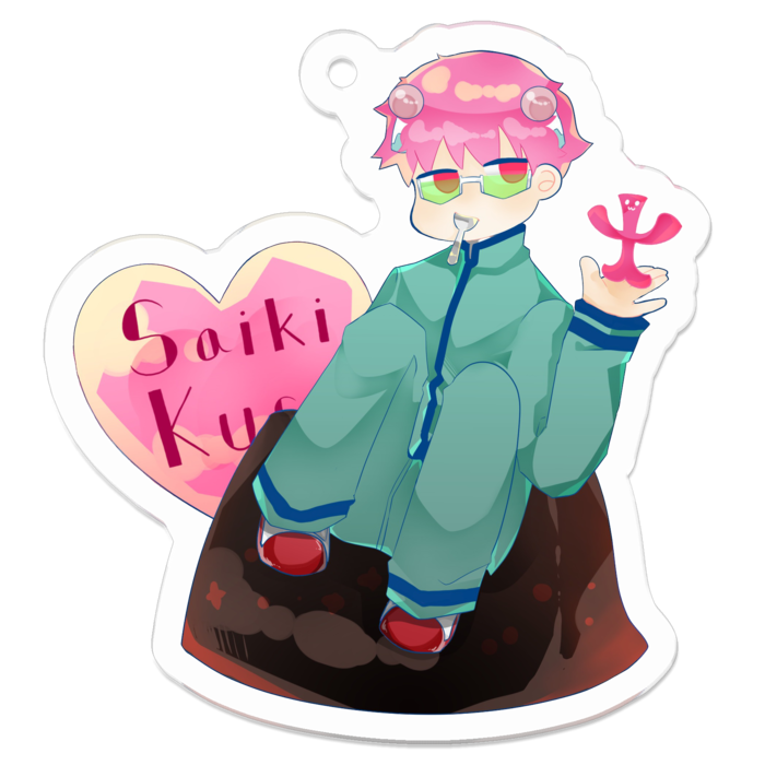 アクリルキーホルダー - 50 x 50 (mm)