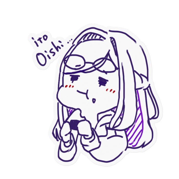 ステッカー - 100 x 100 (mm)クリア