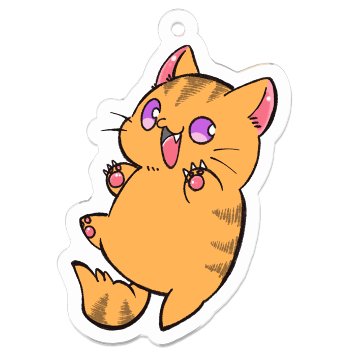 アクリルキーホルダー - 50 x 50 (mm)