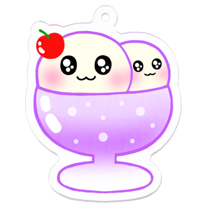 アクリルキーホルダー - 50 x 50 (mm)