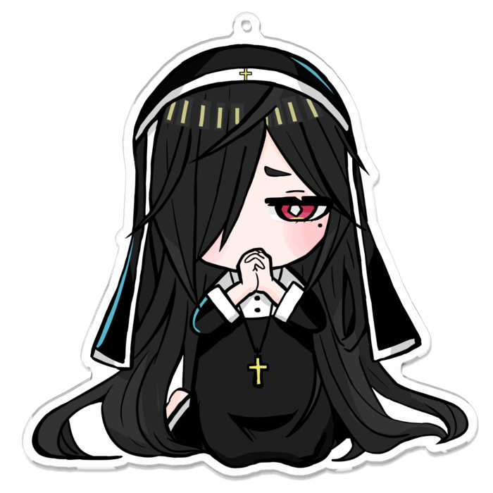 アクリルキーホルダー（コーティング） - 100 x 100 (mm)