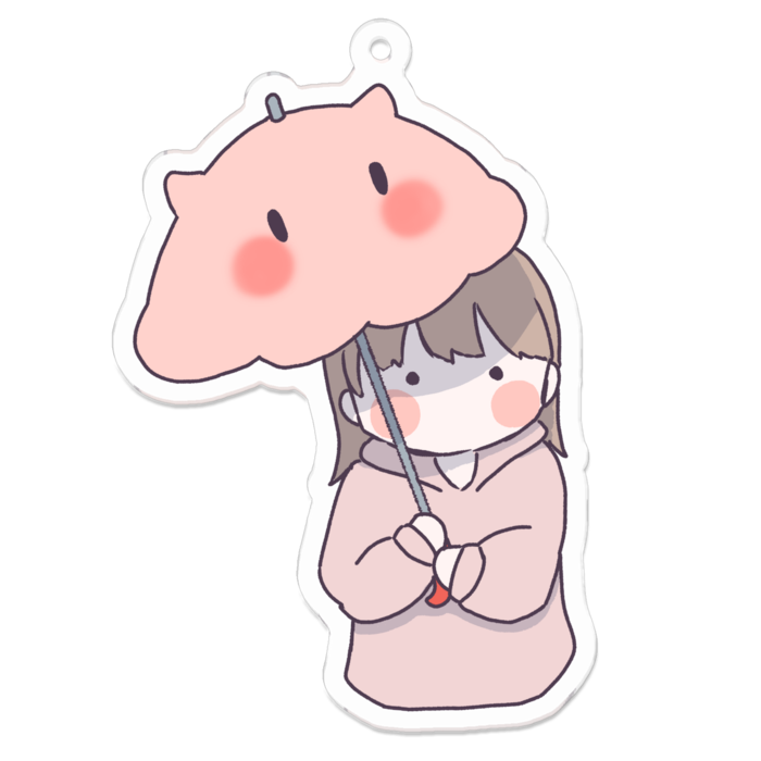 アクリルキーホルダー - 70 x 70 (mm)