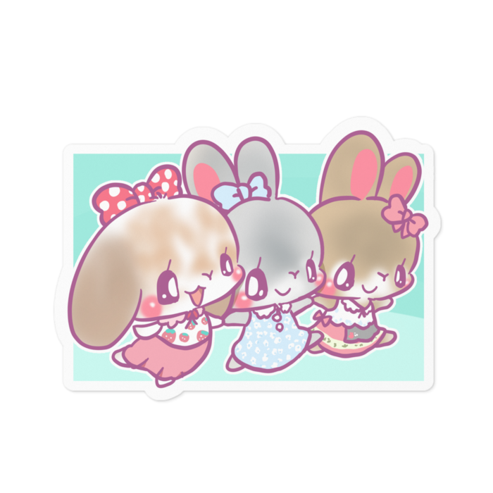 ステッカー - 100 x 100 (mm)