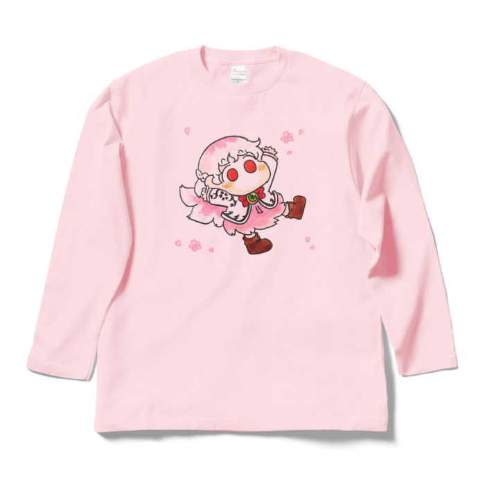 ロングスリーブTシャツ - L - ライトピンク