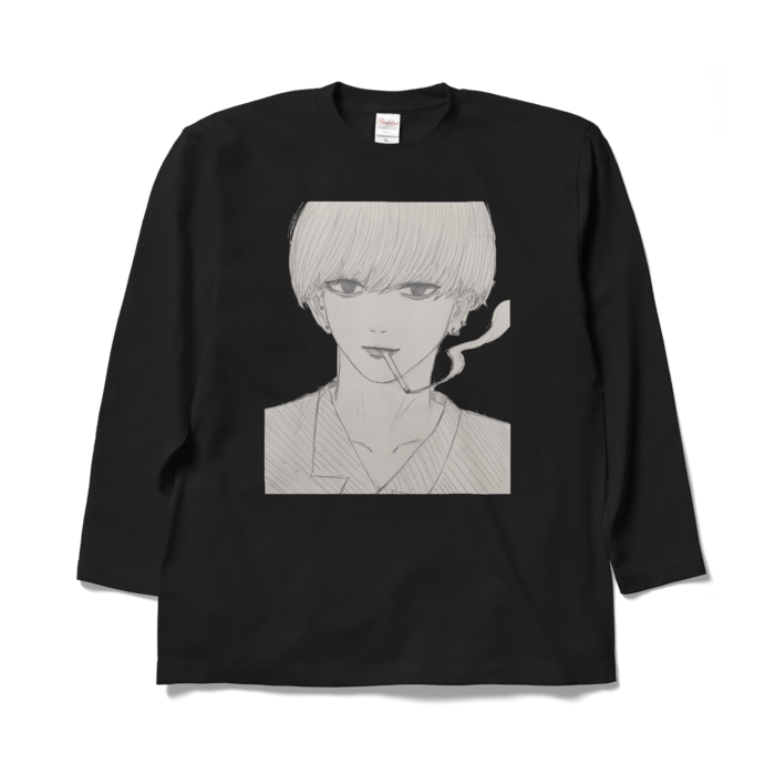 ロングスリーブTシャツ - XL - ブラック