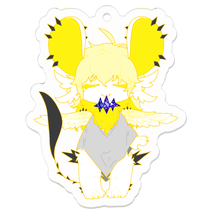 アクリルキーホルダー - 50 x 50 (mm)