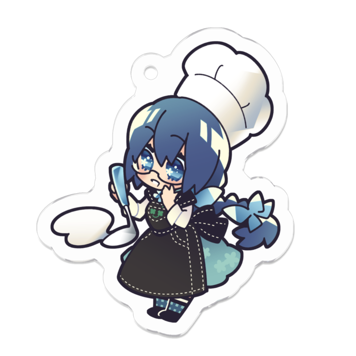 お料理ひとろん③アクリルキーホルダー - 50 x 50 (mm)(2)