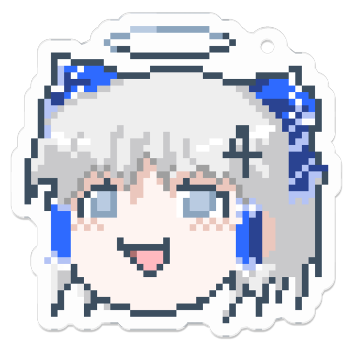 アクリルキーホルダー - 50 x 50 (mm)