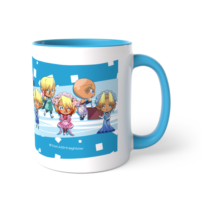 ツートンカラーマグカップ - 直径 8.2cm / 高さ 9.5cm