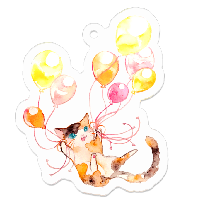 アクリルキーホルダー - 50 x 50 (mm)