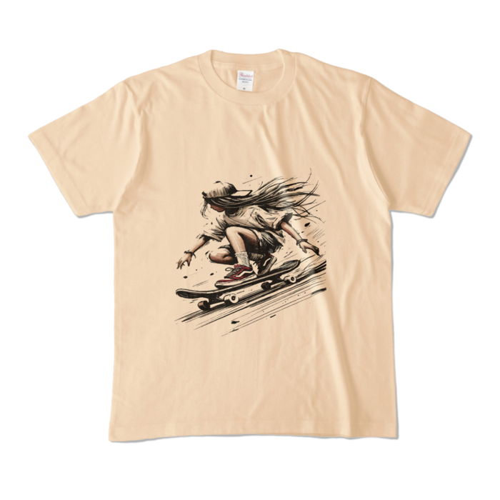 カラーTシャツ - M - ナチュラル (淡色)