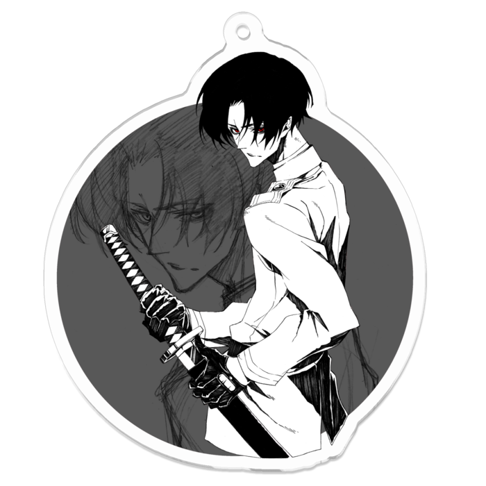 アクリルキーホルダー - 70 x 70 (mm)