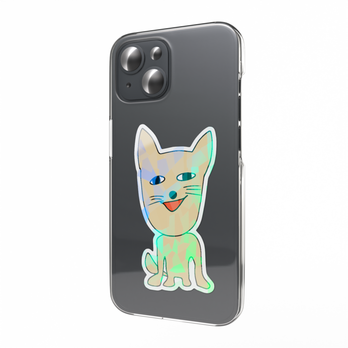 ホログラムスマホステッカー - 縦