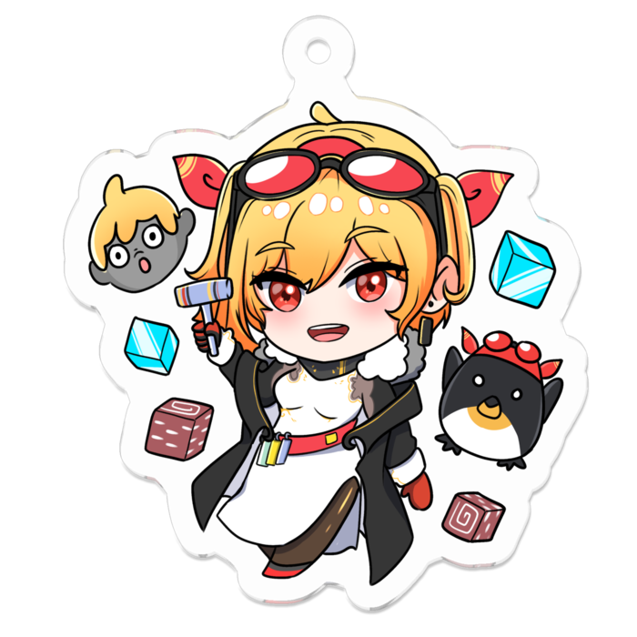 アクリルキーホルダー - 50 x 50 (mm)