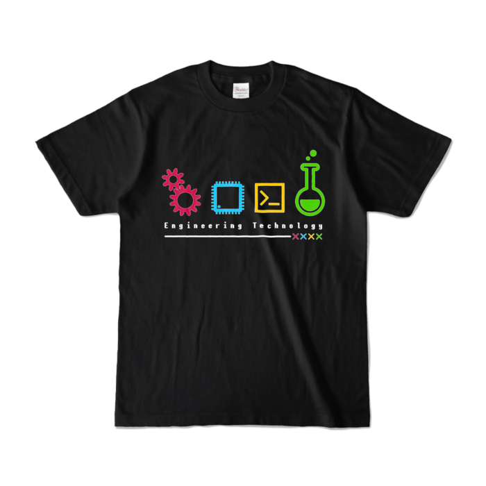 カラーTシャツ - S - ブラック (濃色)