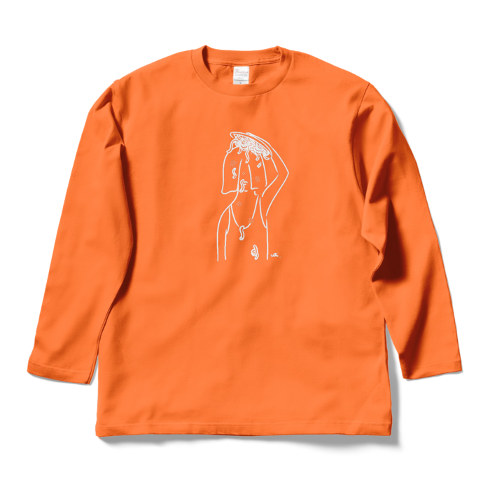 ロングスリーブTシャツ - L - オレンジ