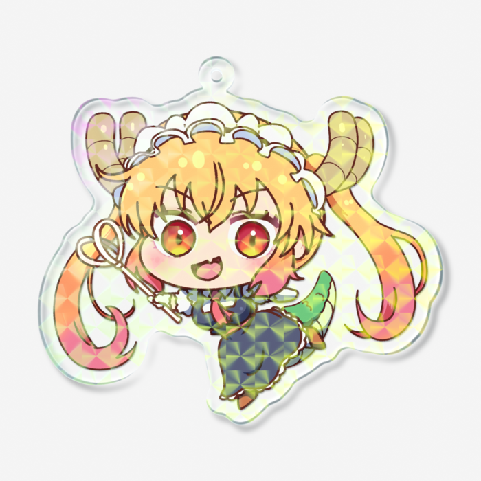 ホログラムアクリルキーホルダー - 70 × 70mm