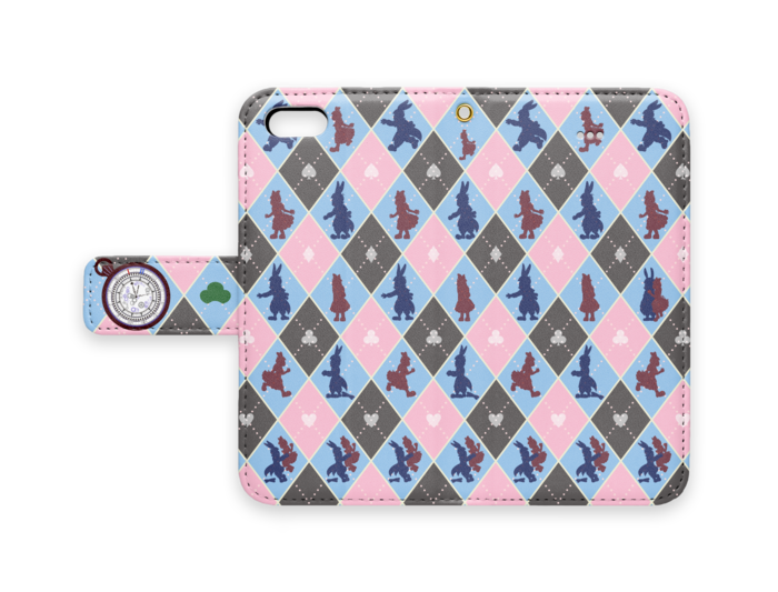手帳型iPhoneケース - iPhone5 - ストラップ穴 あり