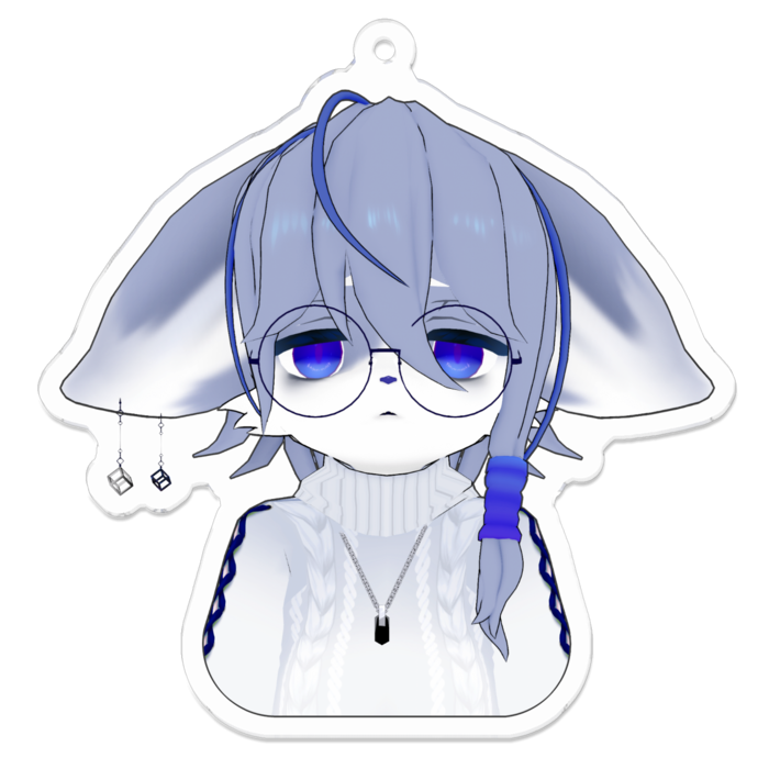 アクリルキーホルダー - 70 × 70 (mm)