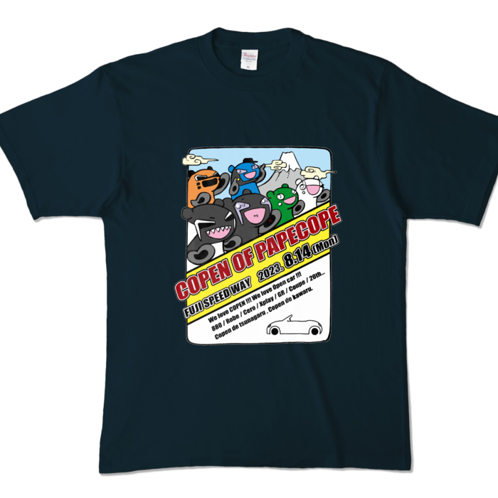 カラーTシャツ - XL - ネイビー (濃色)